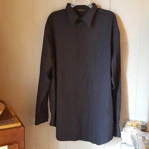 Men's CM GOLD Series Black Dress Shirt 18 -37/38